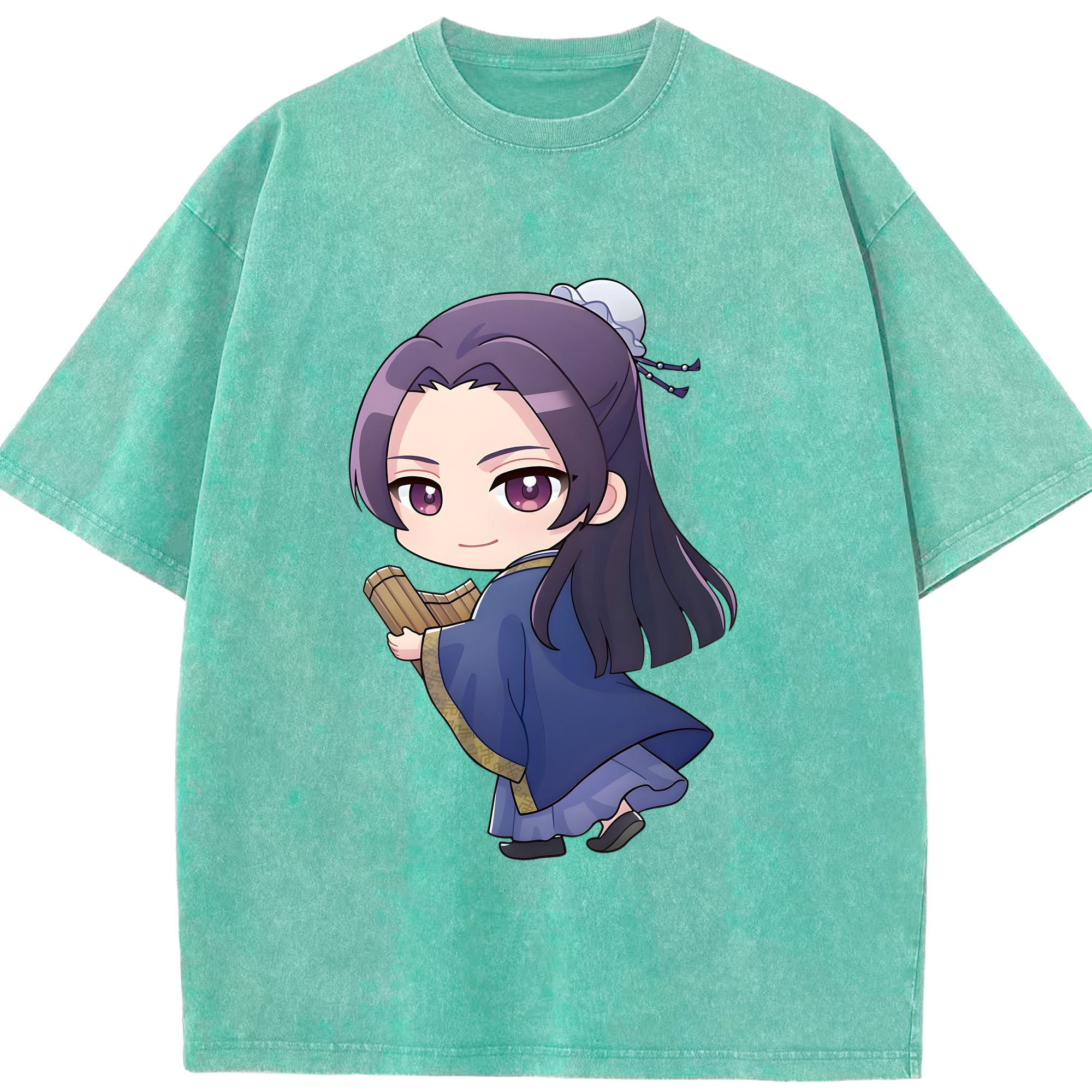 （画像用） 薬屋のひとりごと The Apothecary Diaries 綿100% ヴィンテージ風 半袖Tシャツ（フロントプリント）